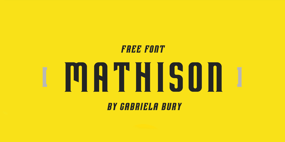 Mathison Display Font