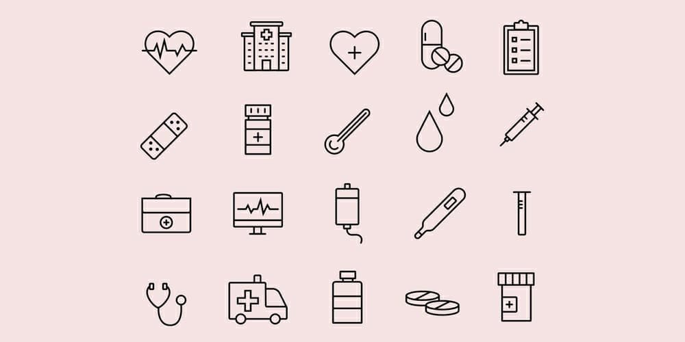 Medical Icon Vector Collection