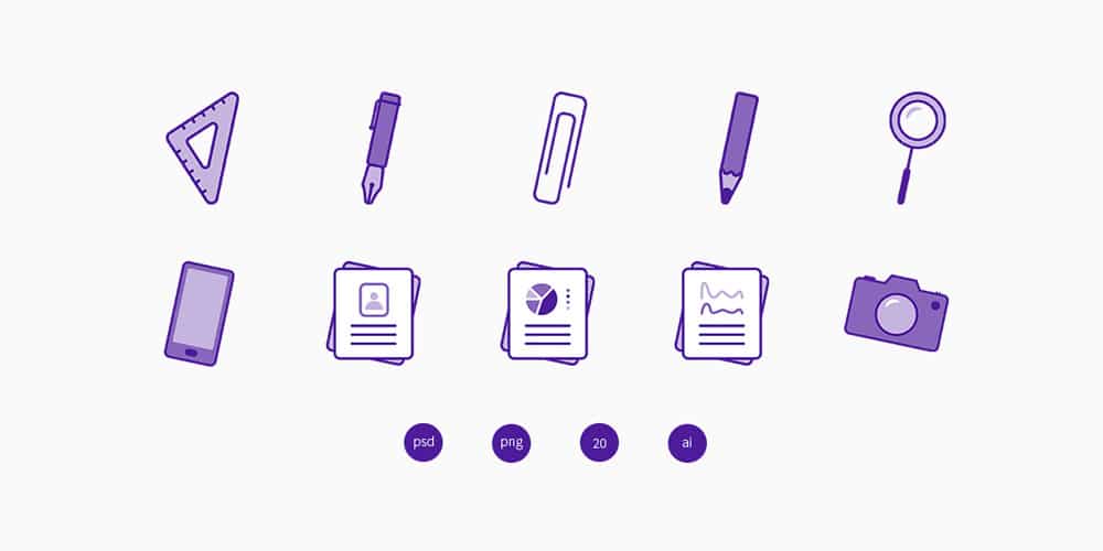 Office Objects Icons