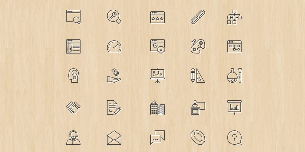 Online Business And Finance Icons PSD