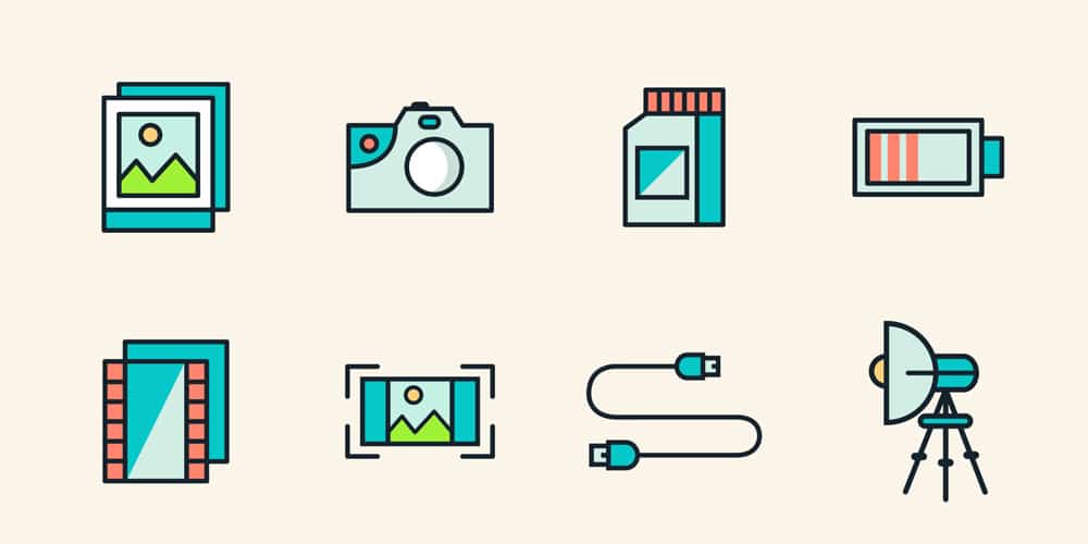 Photography Vector Icons