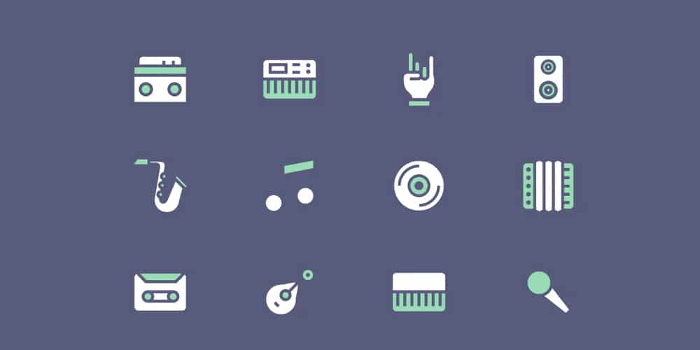 Simple Music Icons