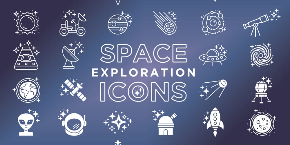 Space Exploration Icons