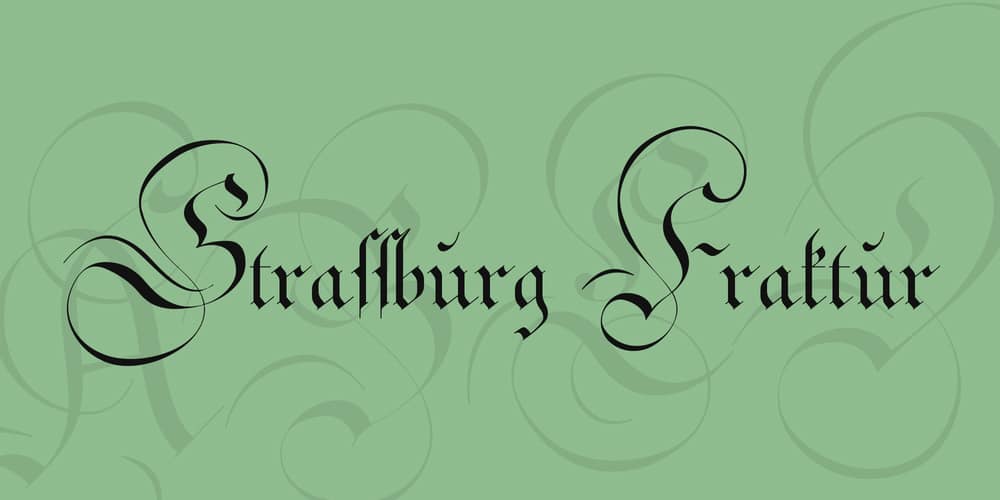 Strassburg Fraktur Font