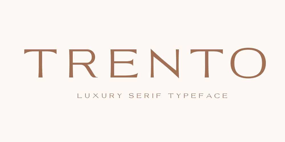 Trento Typeface