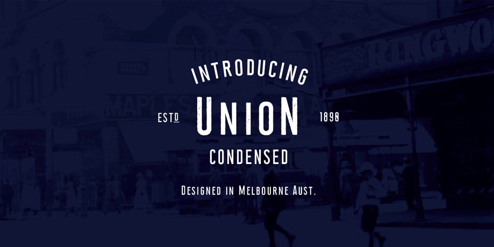 Union Condensed Font