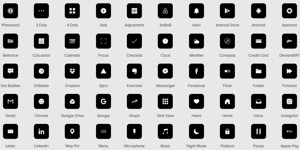 iOS 14 Minimal Icons