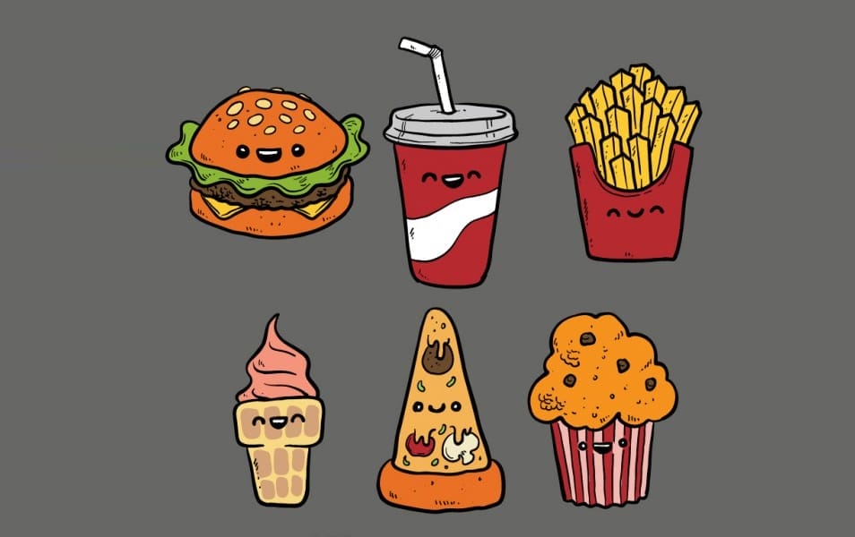 Fast Food Illustrations