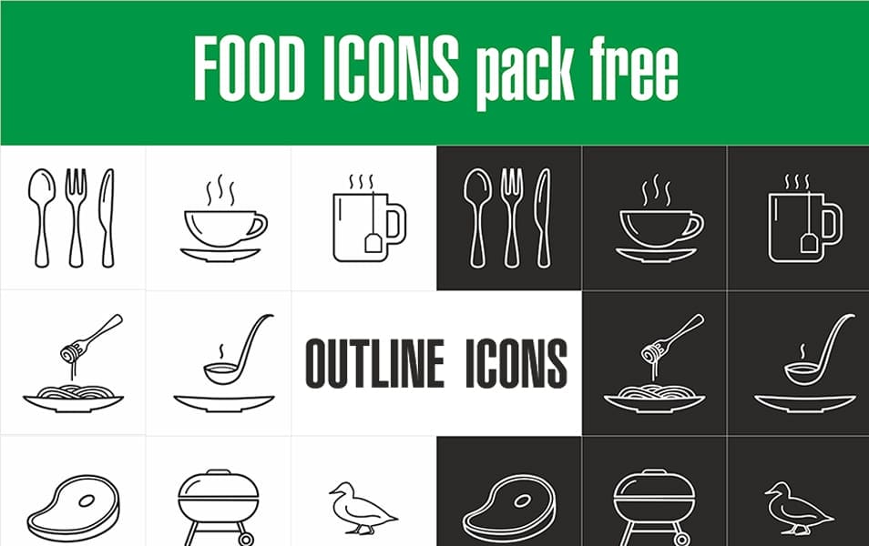 Food Icon Pack Free