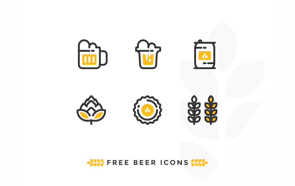 Free Outline Beer Icons