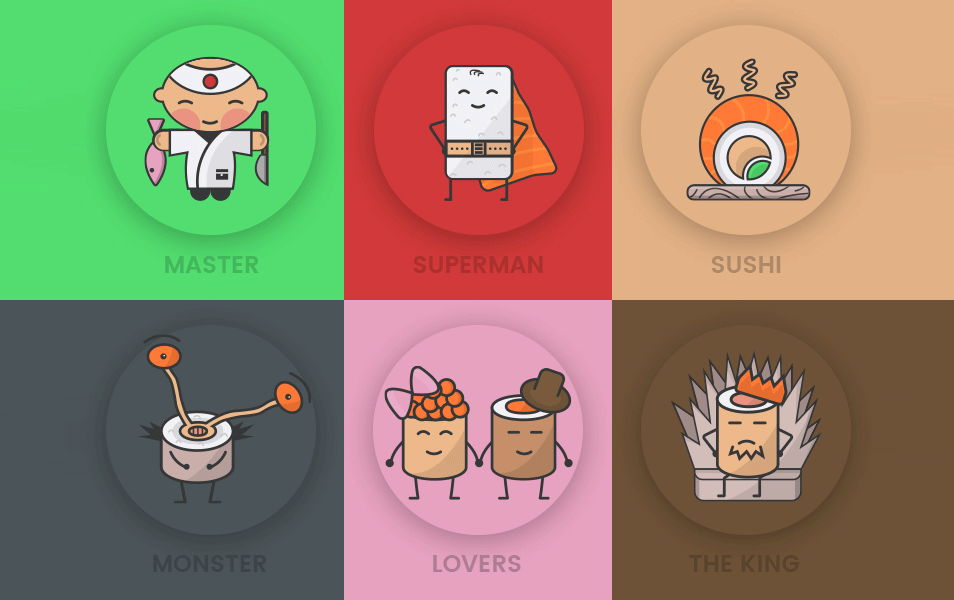 Free Sushi Icons