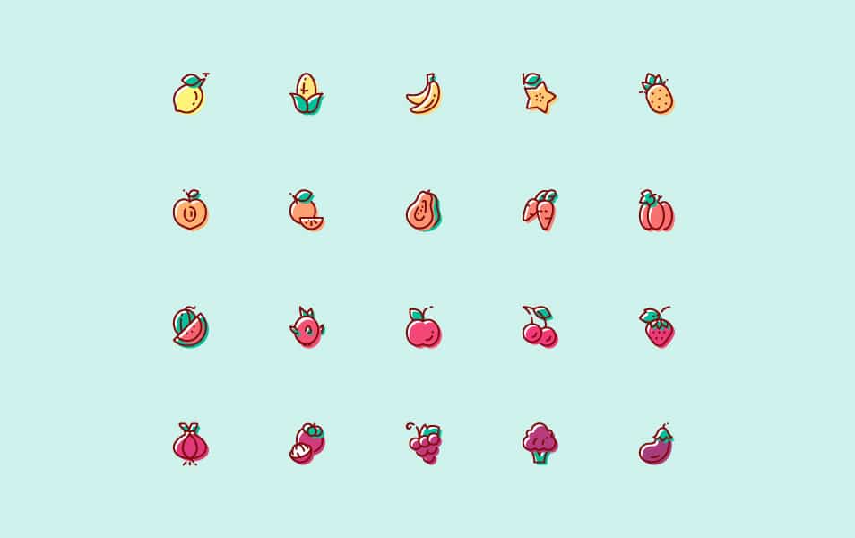 Fruit & Vegetable Icon