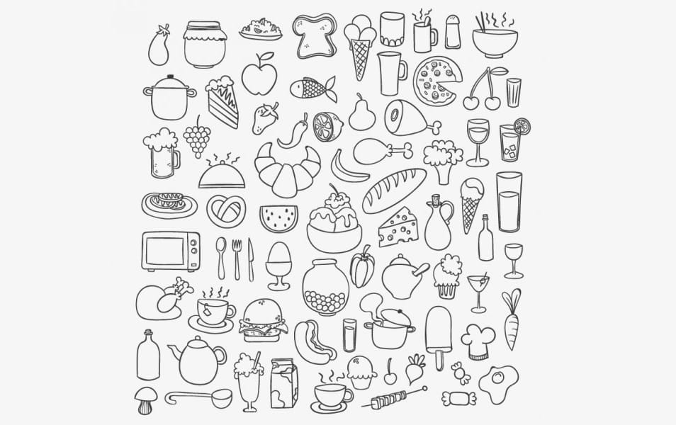 Icons of Sketchy Food