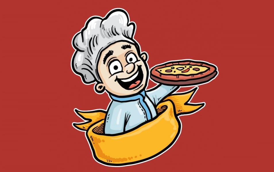 Italian Chef Illustration