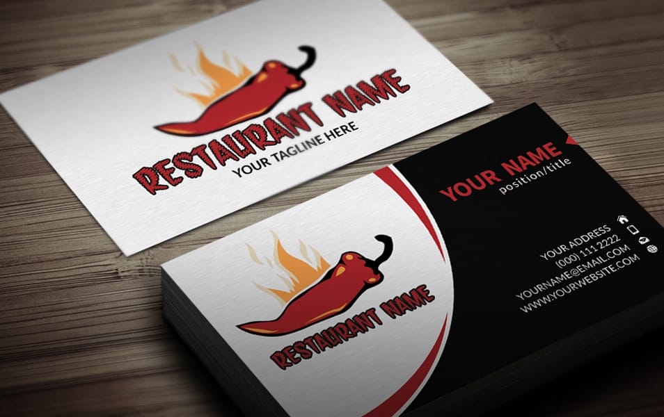 MEXICAN RESTAURANT BUSINESS CARD TEMPLATE