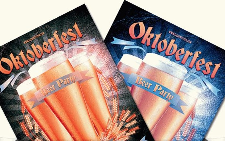 Oktoberfest Beer Party – Flyer PSD Template + Facebook Cover
