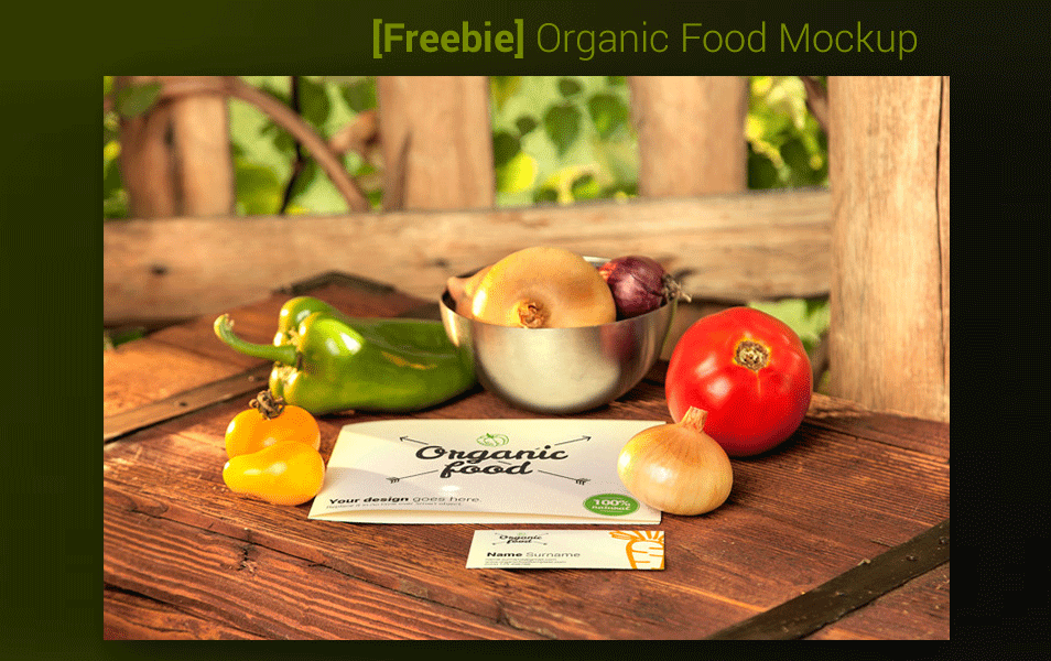 Organic Food Mockup