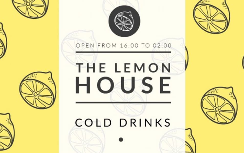 The lemon house poster