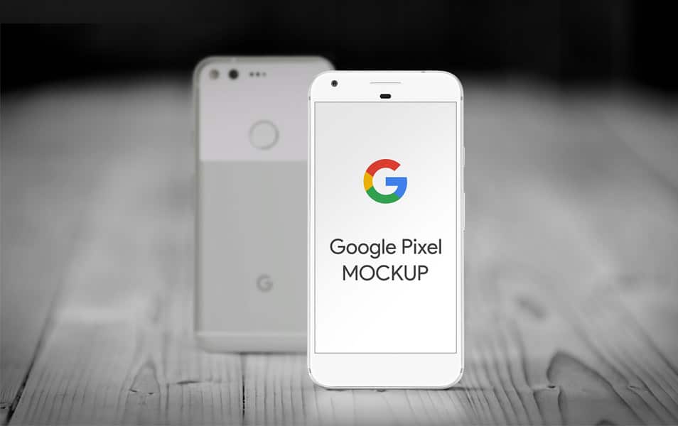 Google Pixel Smartphone Mockup