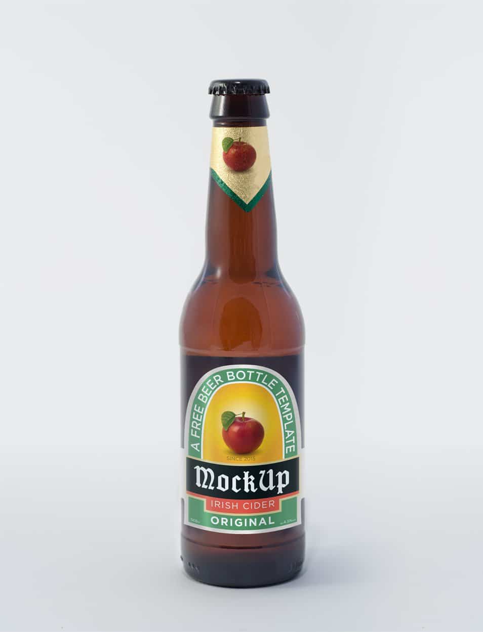 Beer Bottle PSD MockUp