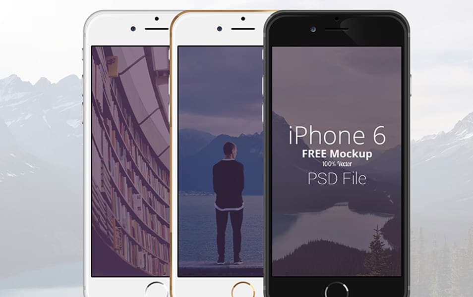 FREE iPhone 6 – Scalable Mockups 4.7′