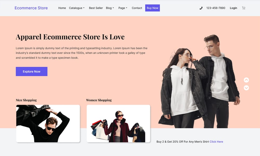 Apparel Ecommerce Store