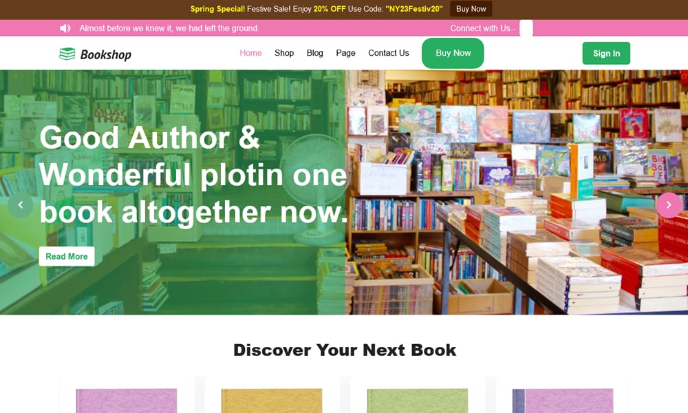 Ecommerce Bookshop