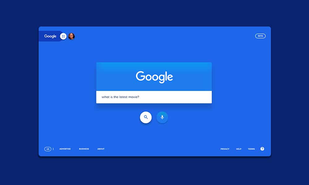 Google Redesign Concept