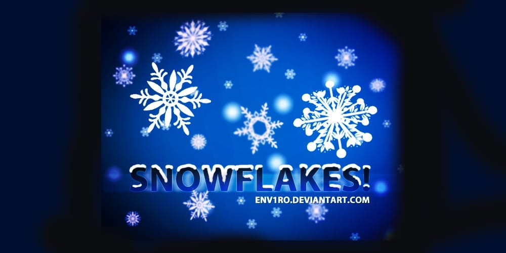 Snowflakes Photoshop Brushes