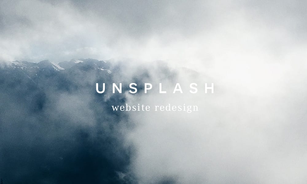 Unsplash Redesign Concept