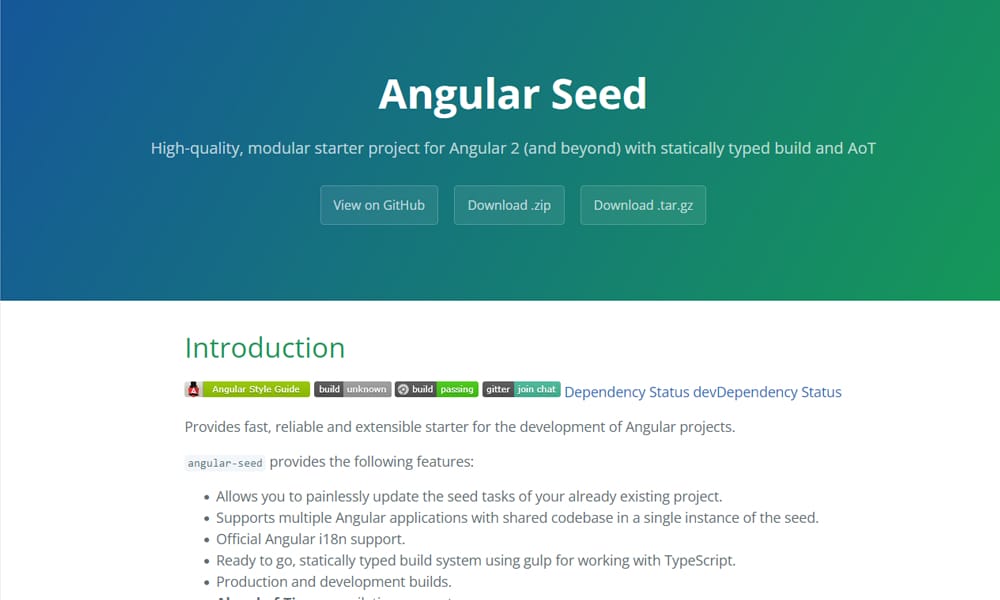 Angular Seed