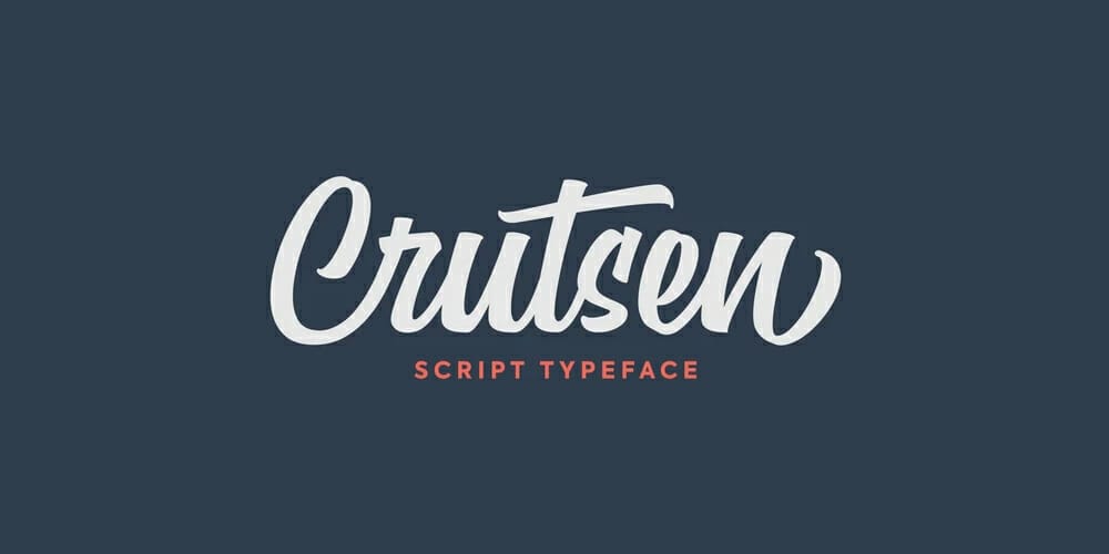 Crutsen Script Typeface