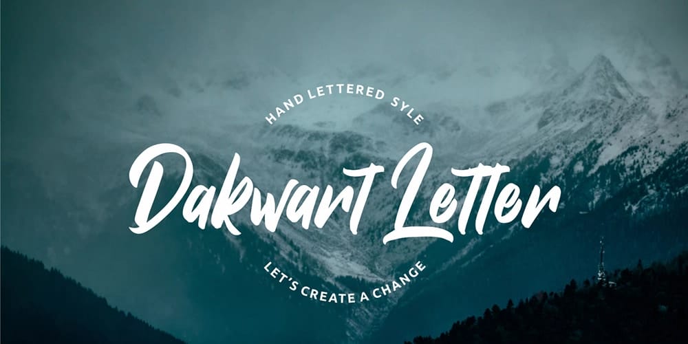 Dakwart Letter Display Font