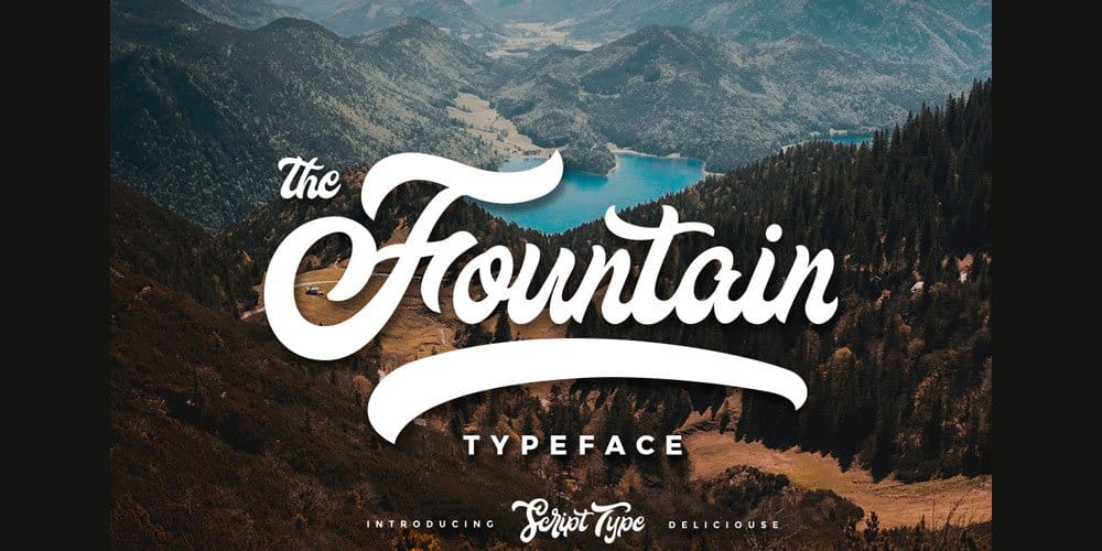 Free Fountain Script Typeface