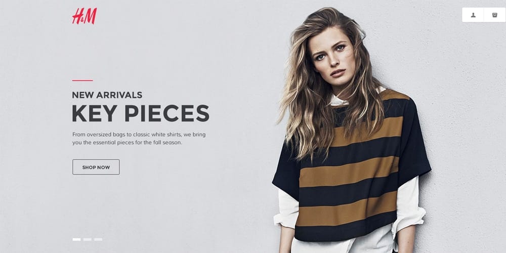H&M Homepage Redesign