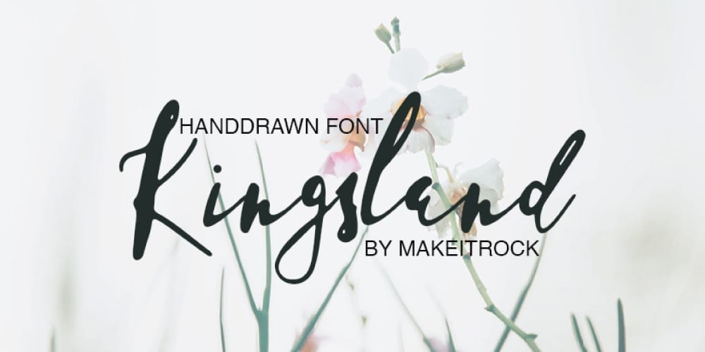 Kingsland Handwritten Script Font