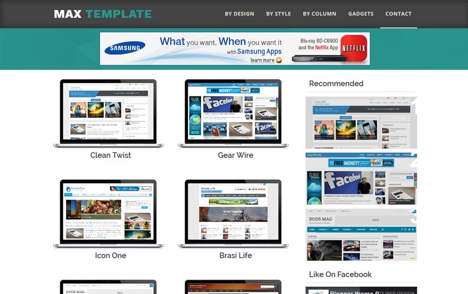 Template Max Template Responsif Blogger