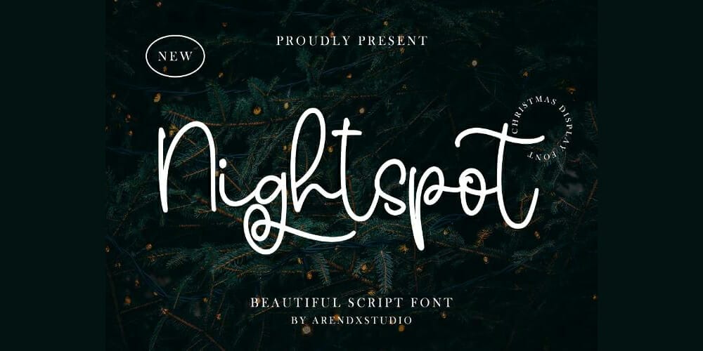 Nightspot Script Font
