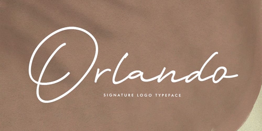 Orlando Signature Typeface