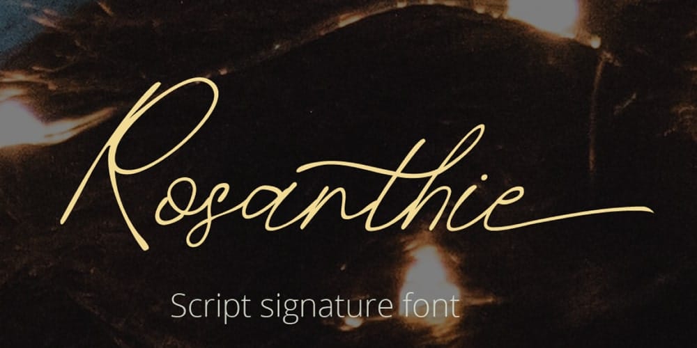 Rosanthie Signature Script
