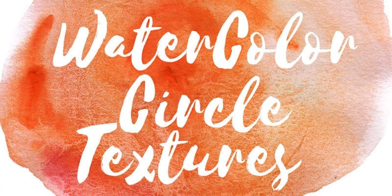 Watercolor Circle Textures