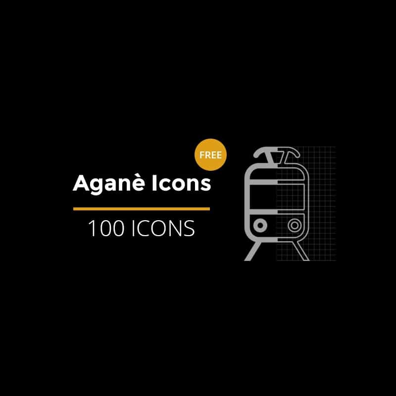 Aganè Icons – Free line icon set
