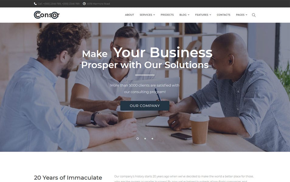 Consor - Business Consulting Elementor WordPress Theme