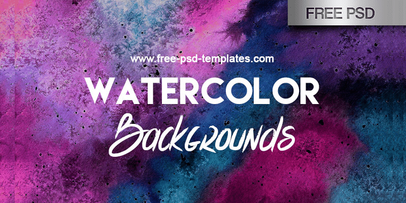 Free Watercolor Backgrounds PSD