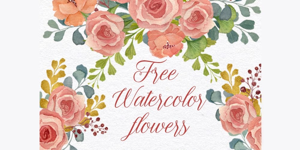 Free-Watercolor-Flowers