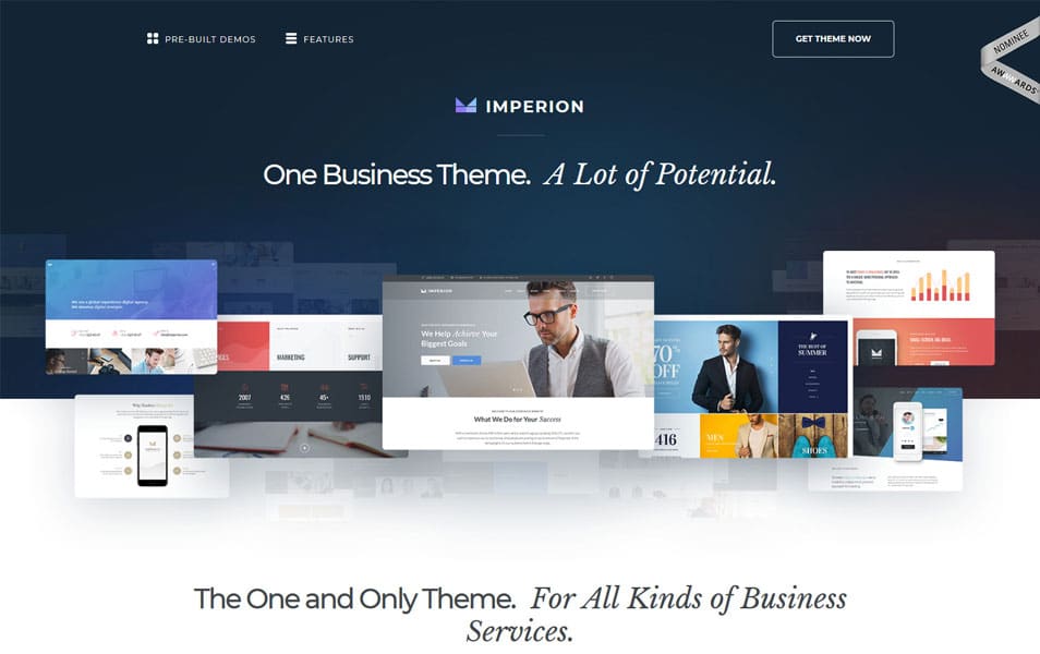 Imperion - Business Marketing WordPress Theme