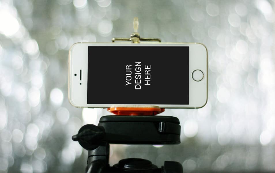 Photorealistic iPhone 5s Mockup
