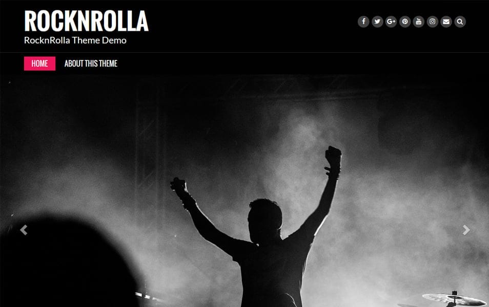 Rock N Rolla Responsive WordPress Theme