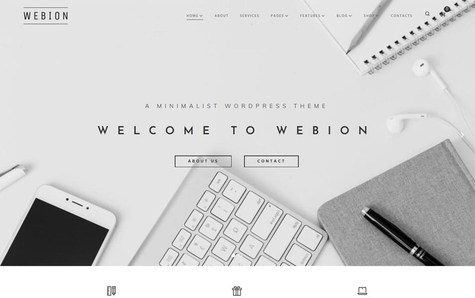 Webion - Minimal And Multipurpose WordPress Theme