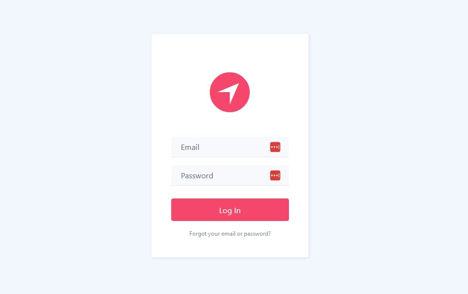 Clean Login Form Template